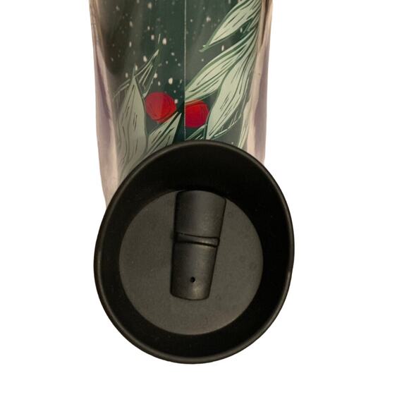 Starbucks 2020 Christmas Holiday Travel Coffee MugTumbler Green & Red - 16 oz - Picture 2 of 11